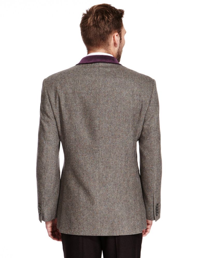 Luxury Pure New Wool 2 Button Twill Jacket 4 of 7