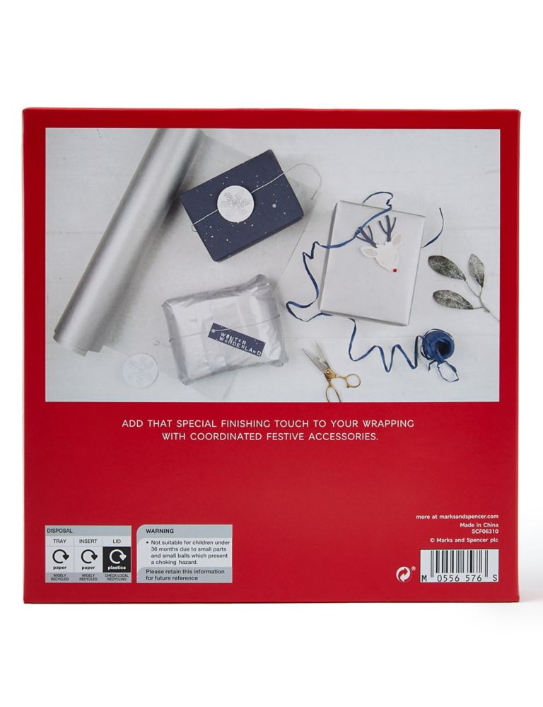 Luxury Silver & Blue Christmas Accessory Pack- 17 Pieces 3 of 3