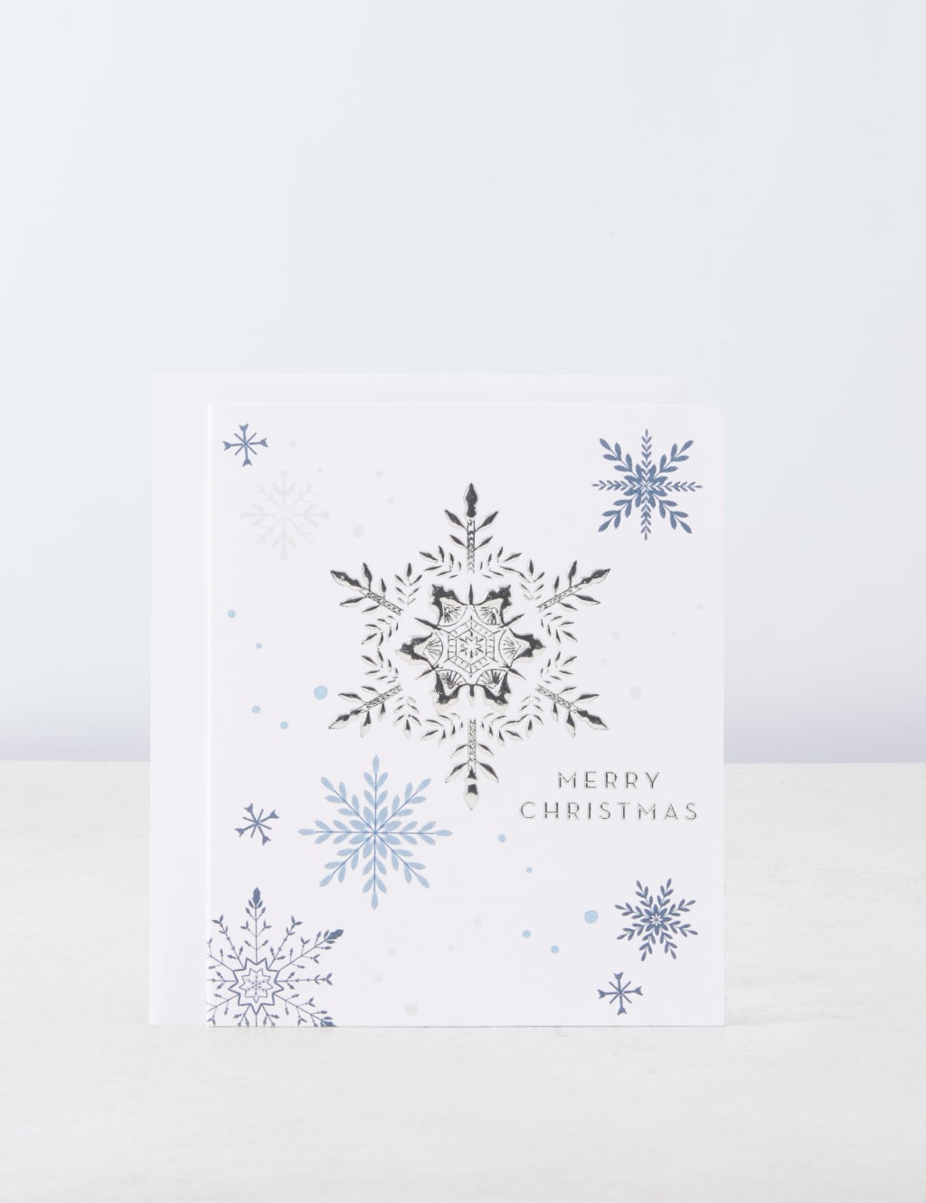 Luxury Silver Foil Charity Christmas Cards 15 Card Pack M&S