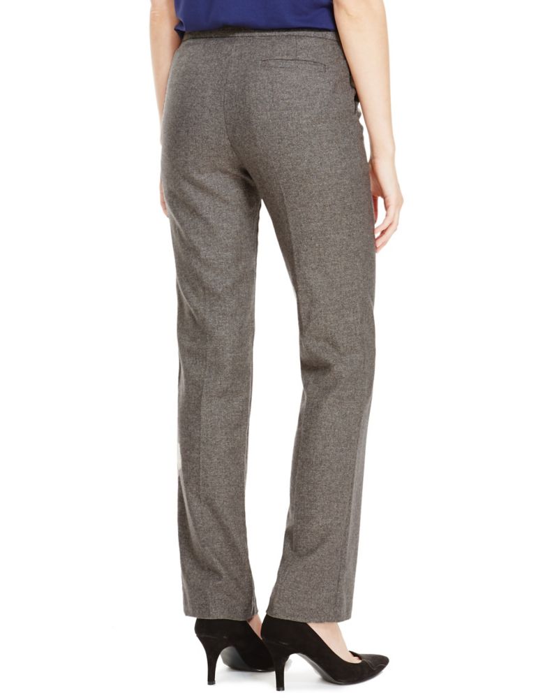 Luxury Straight Leg Trousers with New Wool & Cashmere 4 of 4
