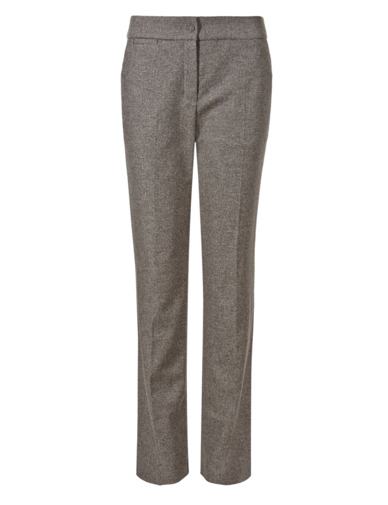 Luxury Straight Leg Trousers with New Wool & Cashmere 3 of 4