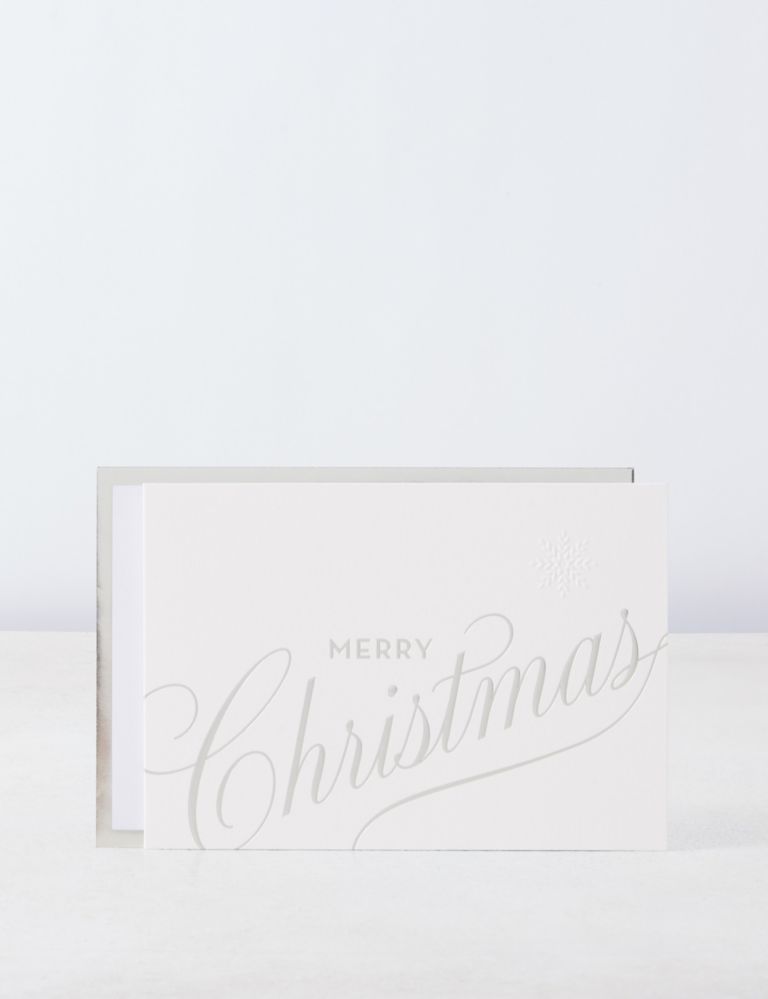 Luxury Text Charity Christmas Cards - 16 Card, 2 Pack Set 4 of 7