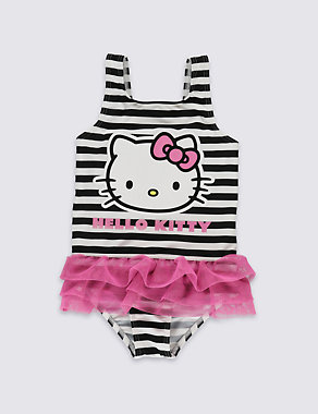Lycra® Xtra Life™ Hello Kitty Striped Swimsuit (1-7 Years) Image 2 of 3