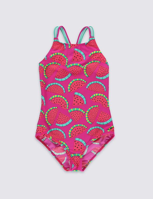 Lycra® Xtra Life™ Watermelon Print Swimsuit (5-14 Years) Image 1 of 2