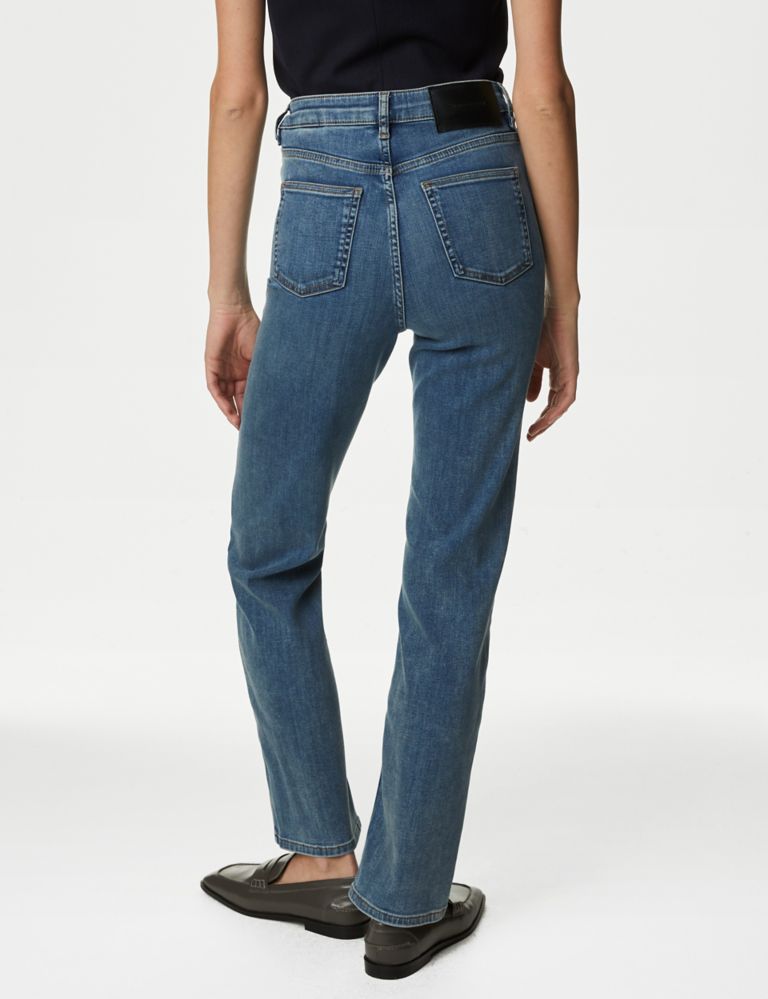 Lyocell™ Blend High Waisted Straight Leg Jeans 5 of 5