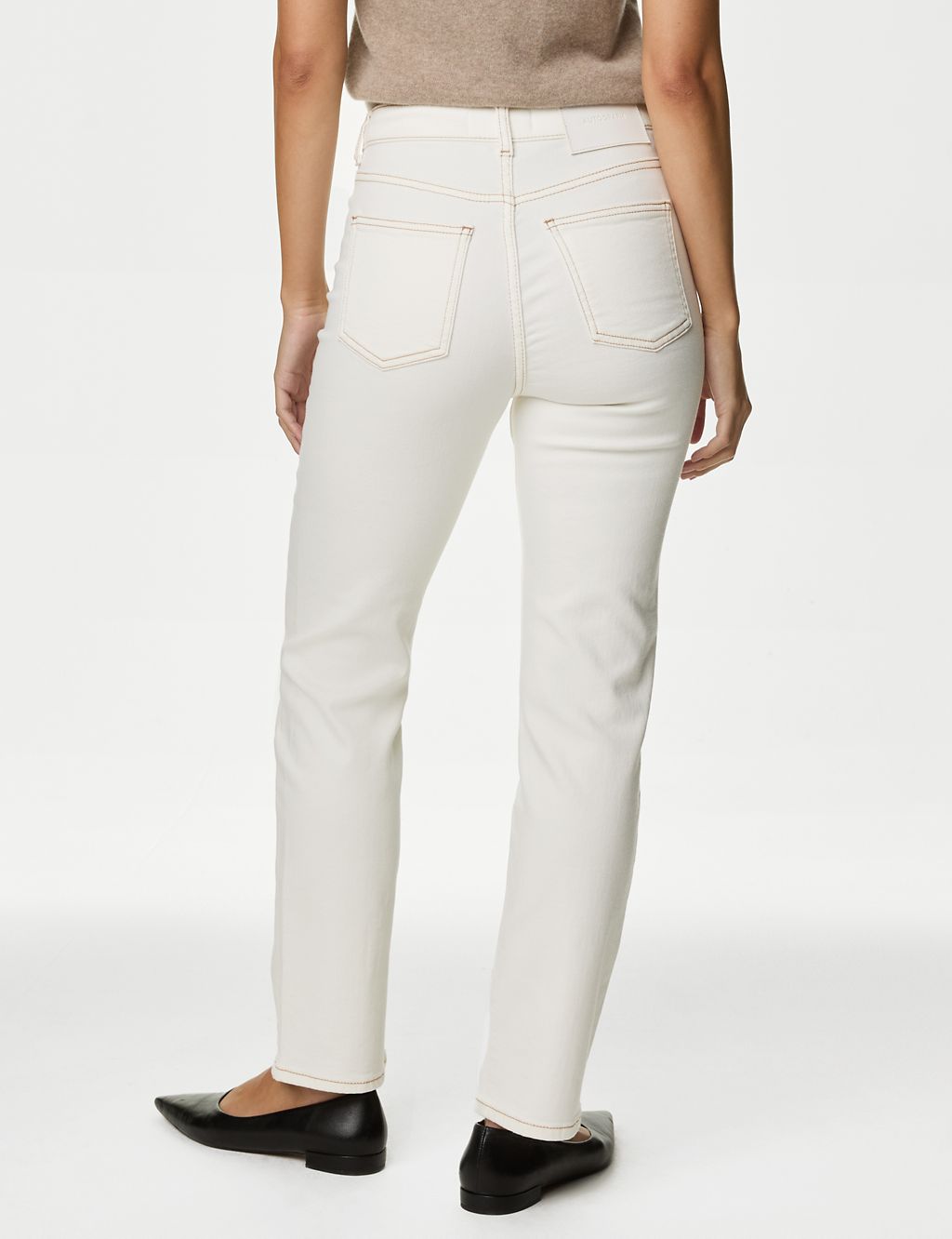 Lyocell™ Blend High Waisted Straight Leg Jeans 5 of 6
