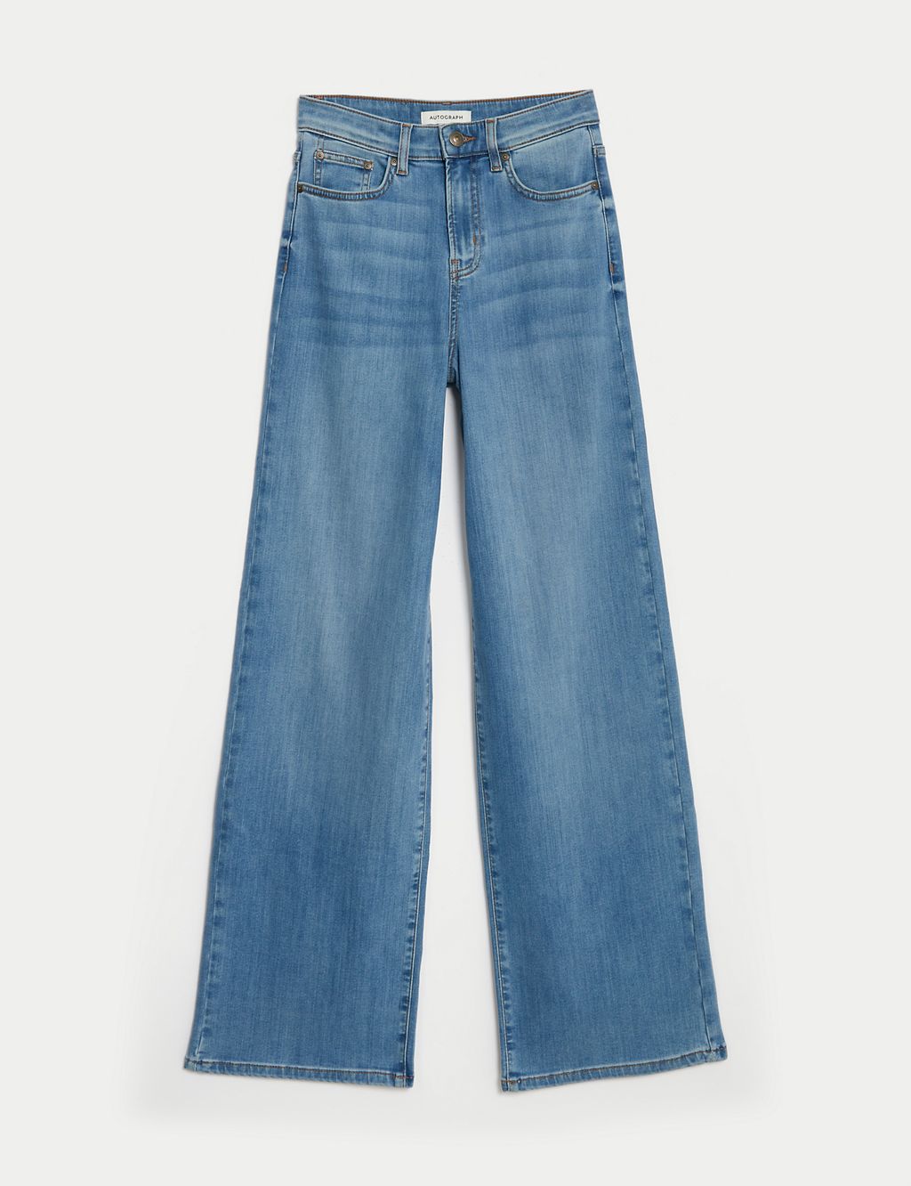 Lyocell™ Blend High Waisted Wide Leg Jeans 1 of 6