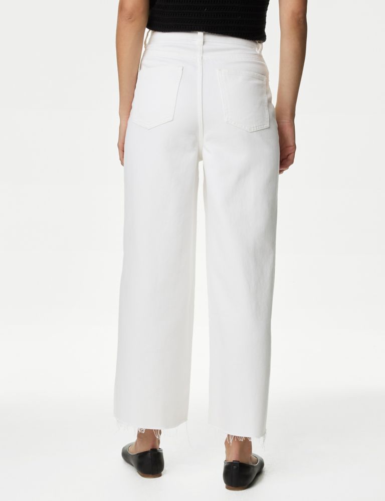 Lyocell™ Blend High Waisted Wide Leg Jeans 5 of 5