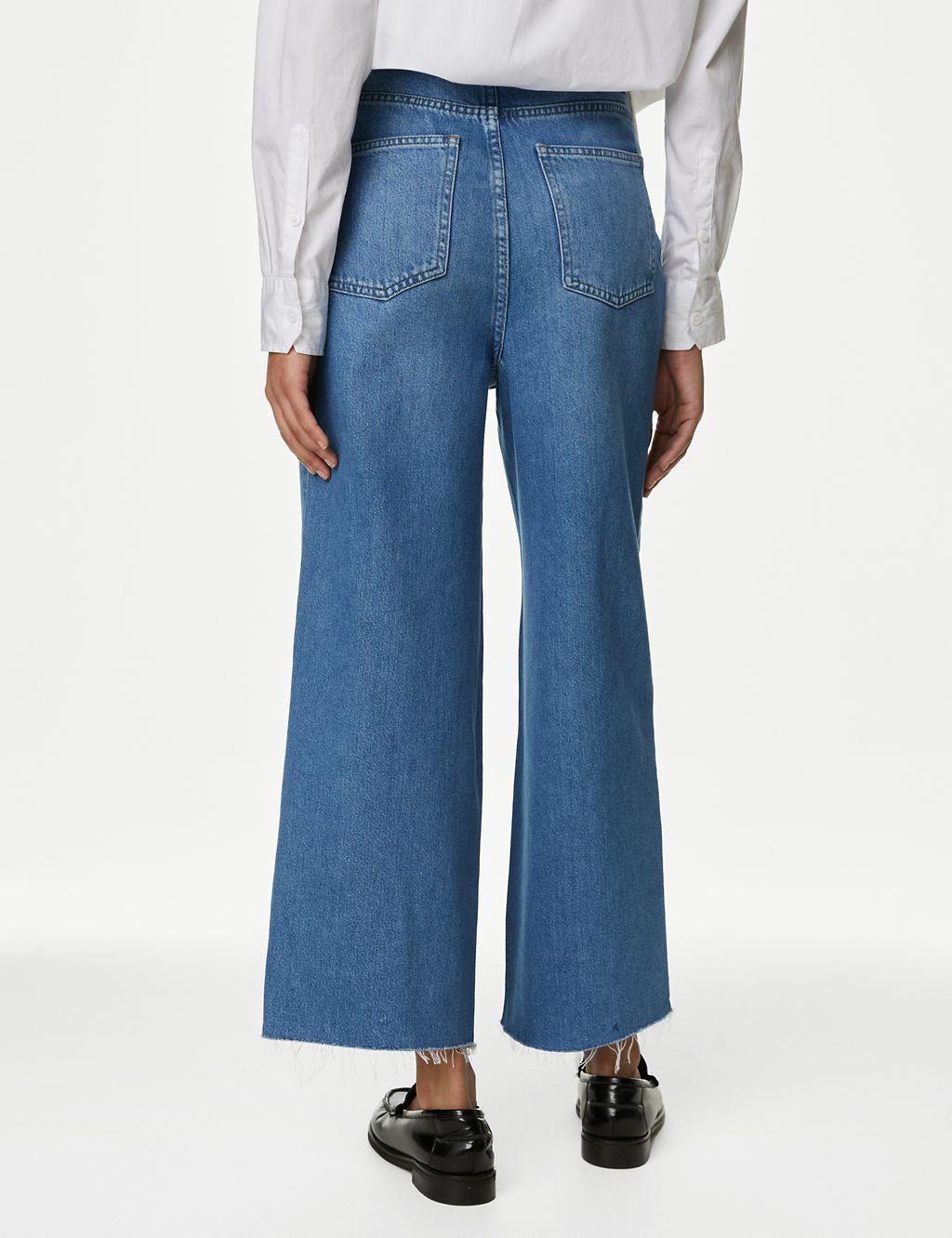 Lyocell™ Blend High Waisted Wide Leg Jeans 6 of 6