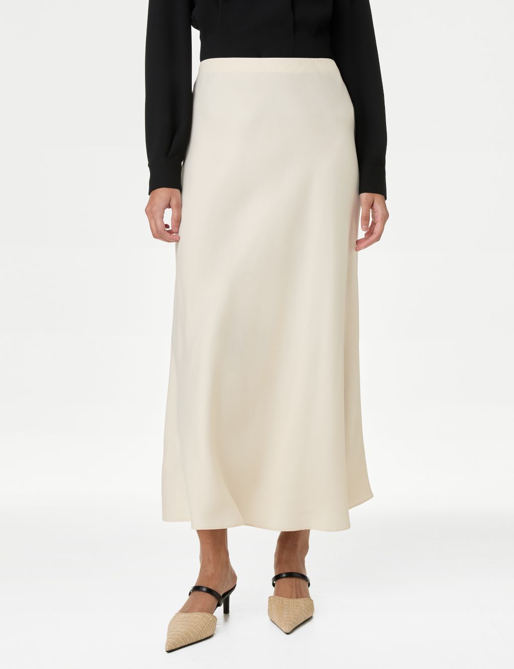 Lyocell™ Blend Maxi Slip Skirt 2 of 6