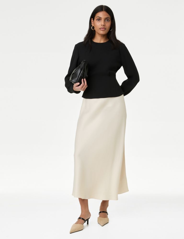 Lyocell™ Blend Maxi Slip Skirt 6 of 6