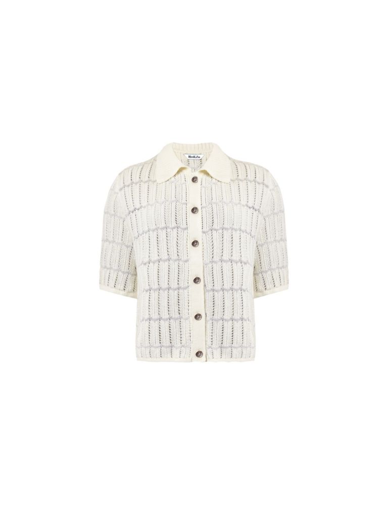 Lyocell™ Blend Textured Shirt with Linen 2 of 8