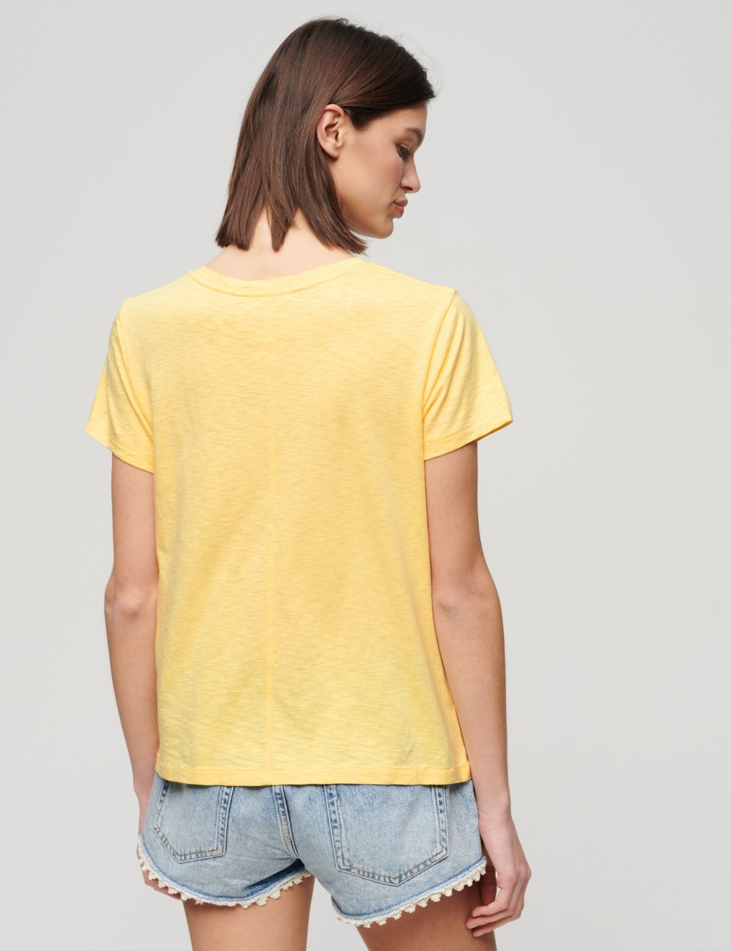 Lyocell™ Blend V-Neck Relaxed T-Shirt 2 of 6