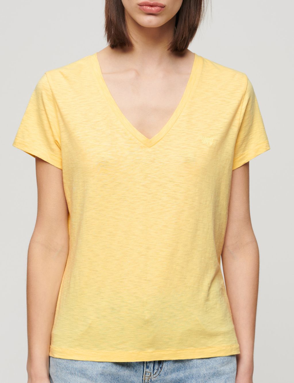 Lyocell™ Blend V-Neck Relaxed T-Shirt 4 of 6