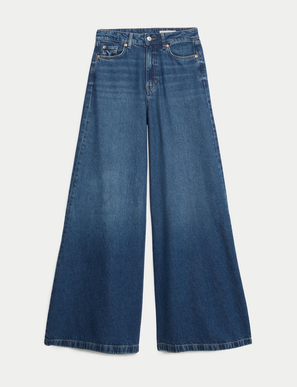 Lyocell™ Blend Wide Palazzo Leg Jeans 1 of 7