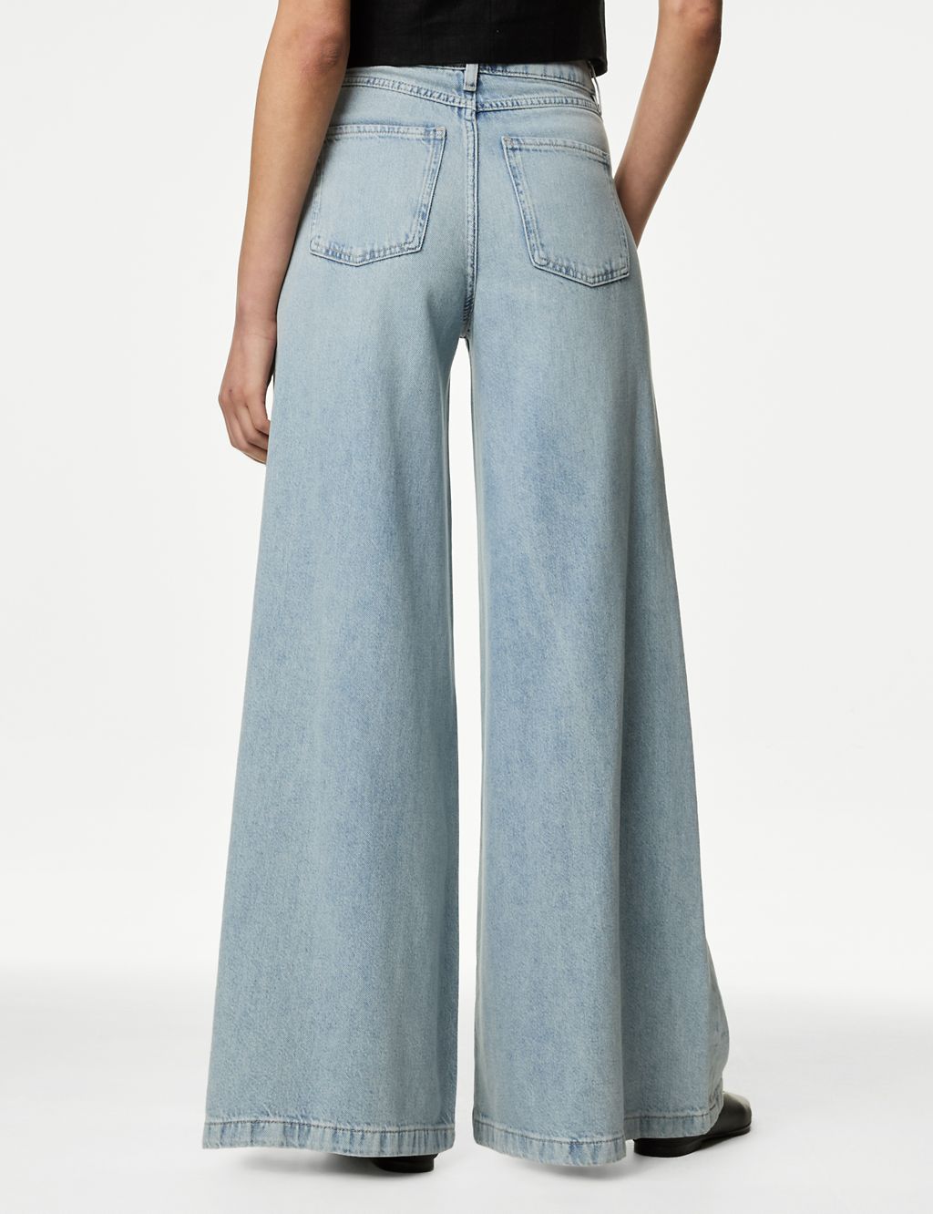 Lyocell™ Blend Wide Palazzo Leg Jeans 6 of 6