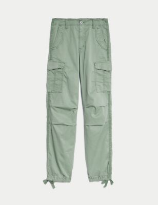 Lyocell™ Rich Cargo Straight Leg Trousers Image 2 of 5