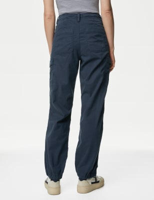 Lyocell™ Rich Cargo Straight Leg Trousers, M&S Collection