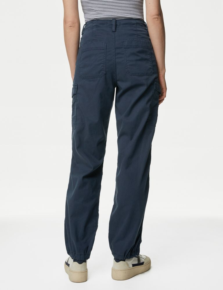 Lyocell™ Rich Cargo Straight Leg Trousers 4 of 4