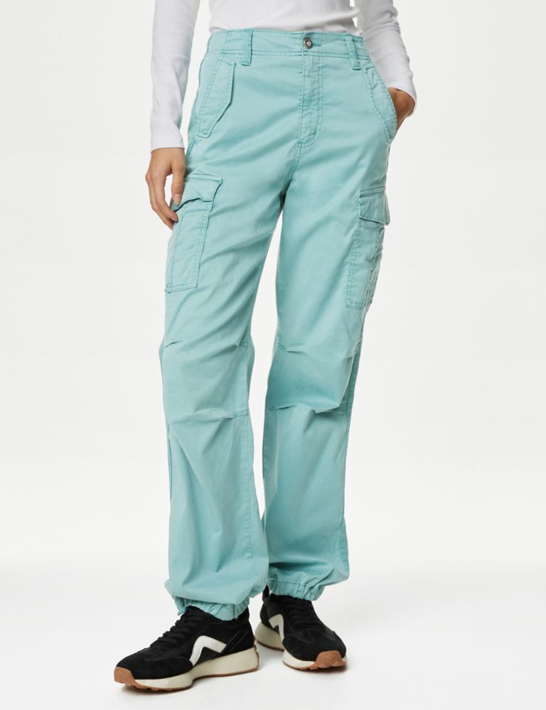 Lyocell™ Rich Cargo Straight Leg Trousers 3 of 5