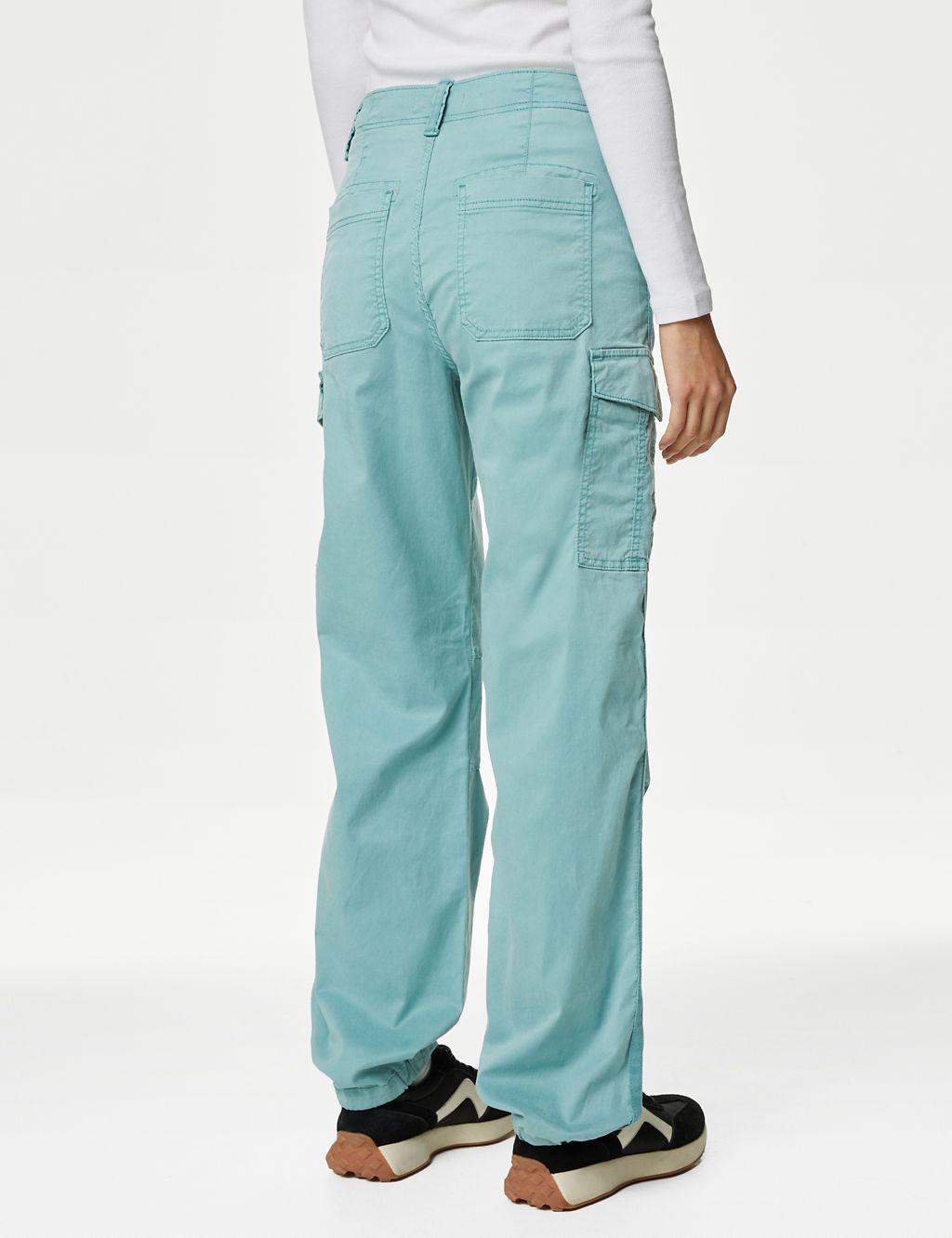 Lyocell™ Rich Cargo Straight Leg Trousers 5 of 5