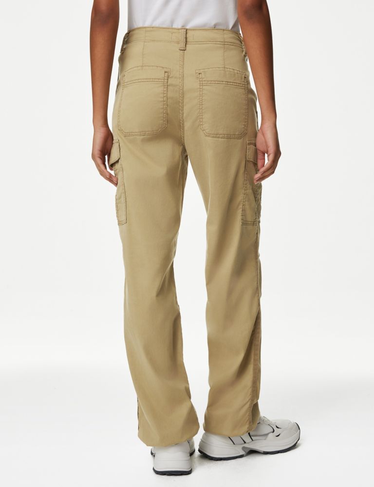 Lyocell™ Rich Cargo Straight Leg Trousers 5 of 5