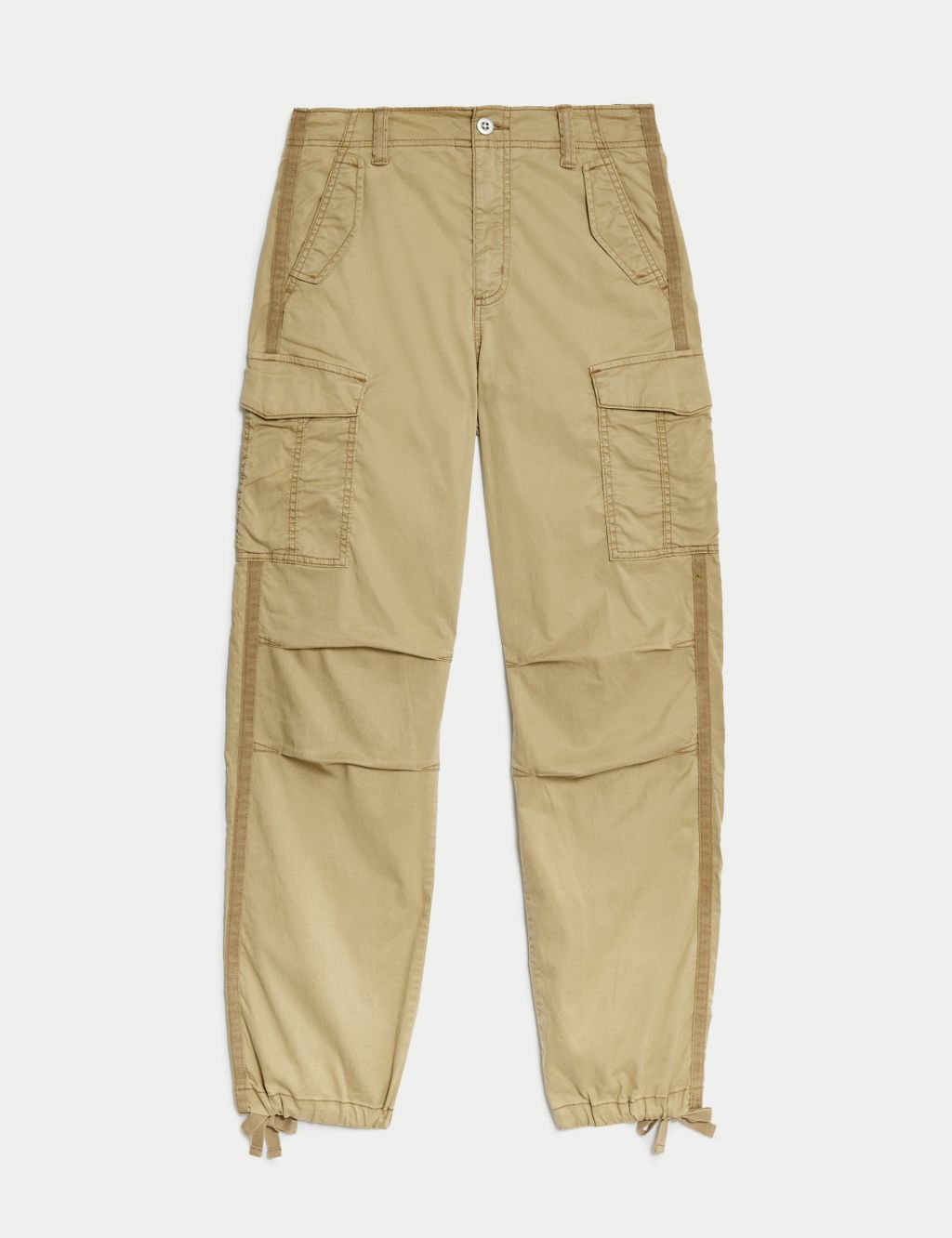 Lyocell™ Rich Cargo Straight Leg Trousers 1 of 5