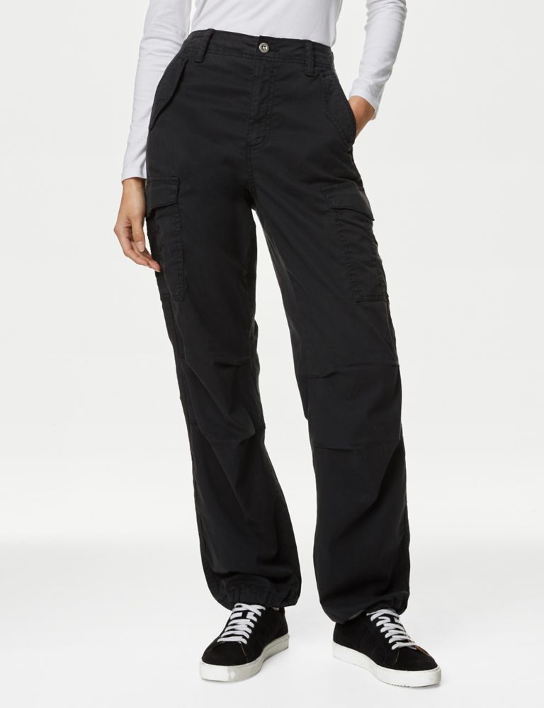 Lyocell™ Rich Cargo Straight Leg Trousers 4 of 6
