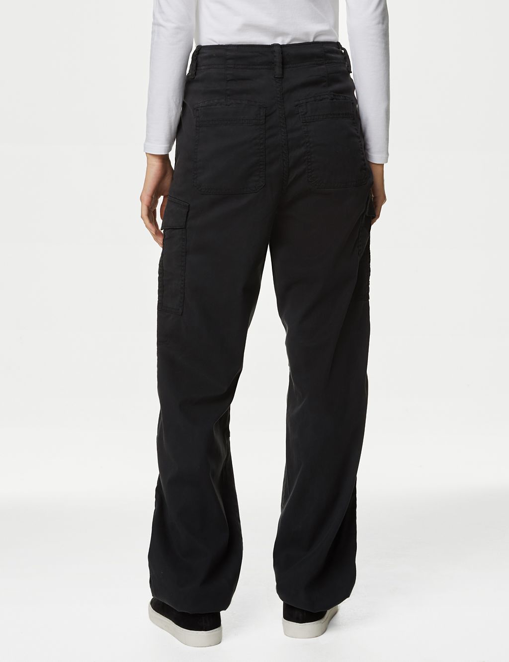 Lyocell™ Rich Cargo Straight Leg Trousers 5 of 6