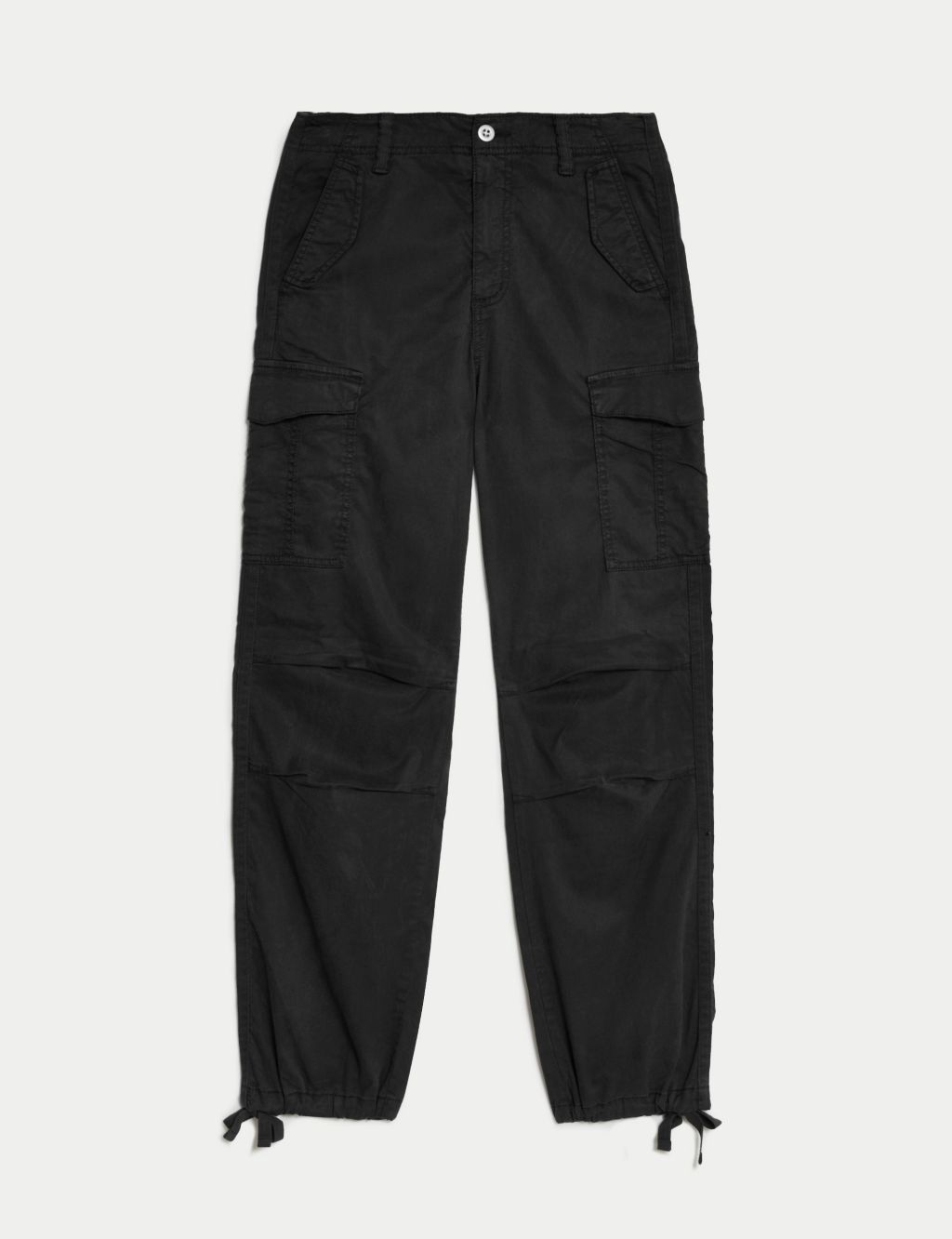 Buy Lyocell™ Rich Cargo Straight Leg Trousers | M&S Collection | M&S