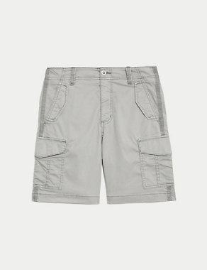 Lyocell™ Rich Cargo Tea Dyed Shorts Image 2 of 5