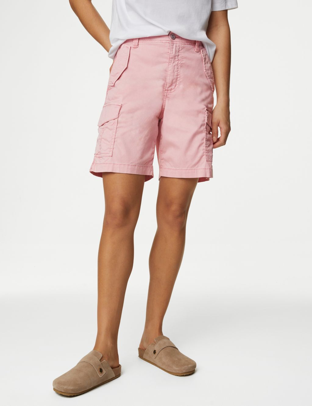 Lyocell™ Rich Cargo Tea Dyed Shorts 1 of 4