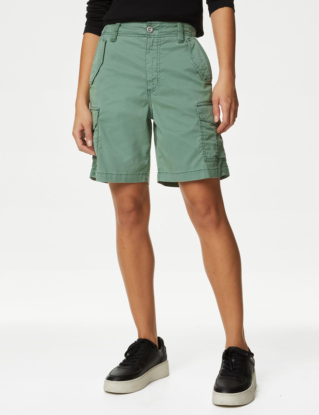 Lyocell™ Rich Cargo Tea Dyed Shorts 2 of 4
