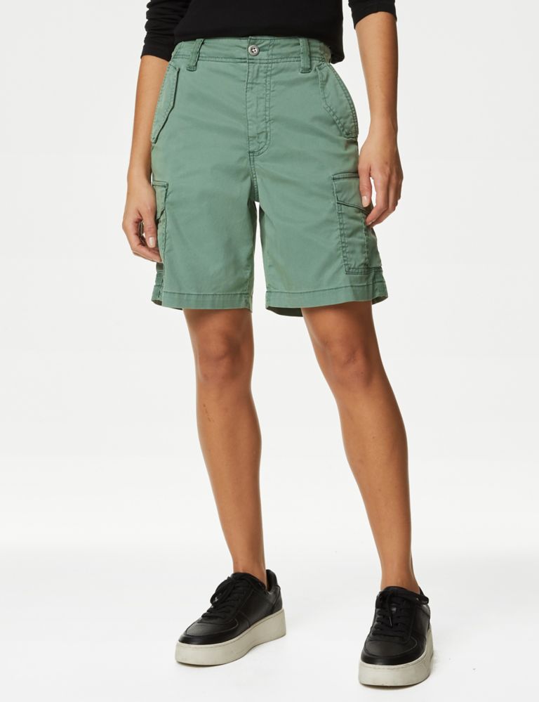 Lyocell™ Rich Cargo Tea Dyed Shorts 3 of 4