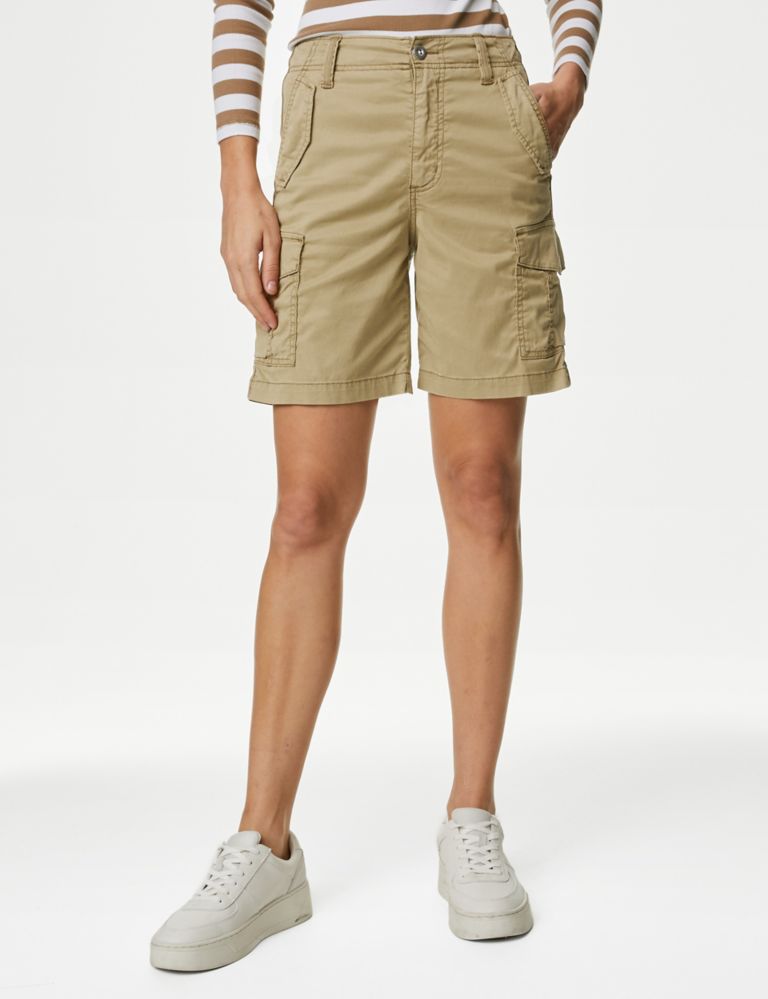 Lyocell™ Rich Cargo Tea Dyed Shorts 3 of 5