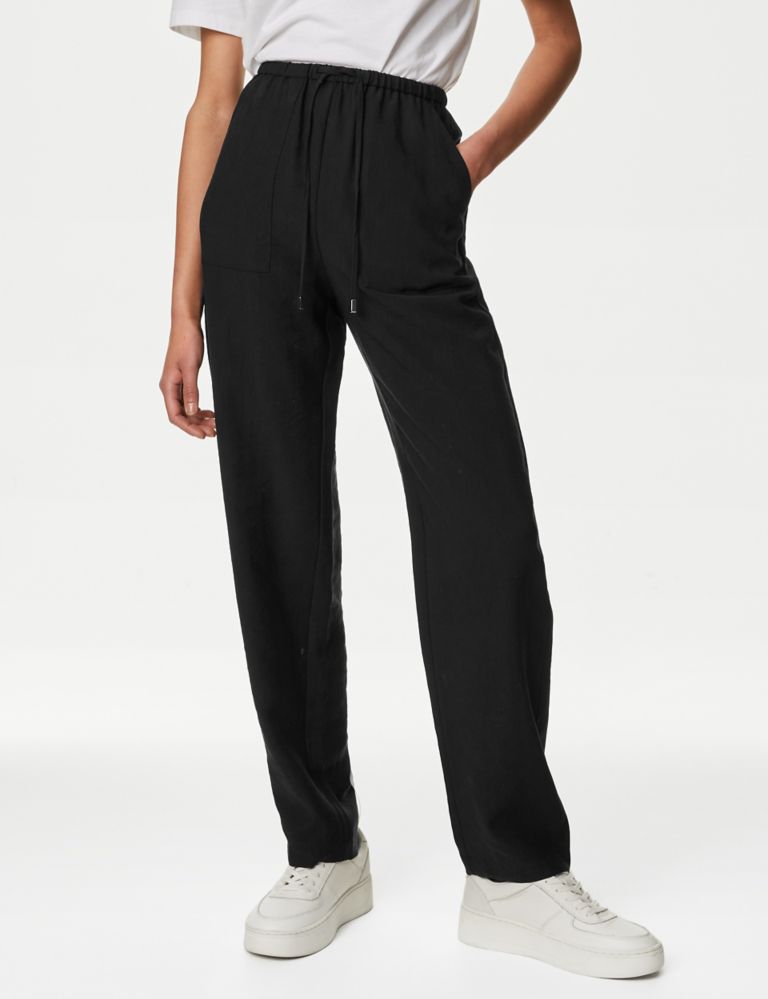 Lyocell™ Rich Tapered Ankle Grazer Trousers 4 of 5