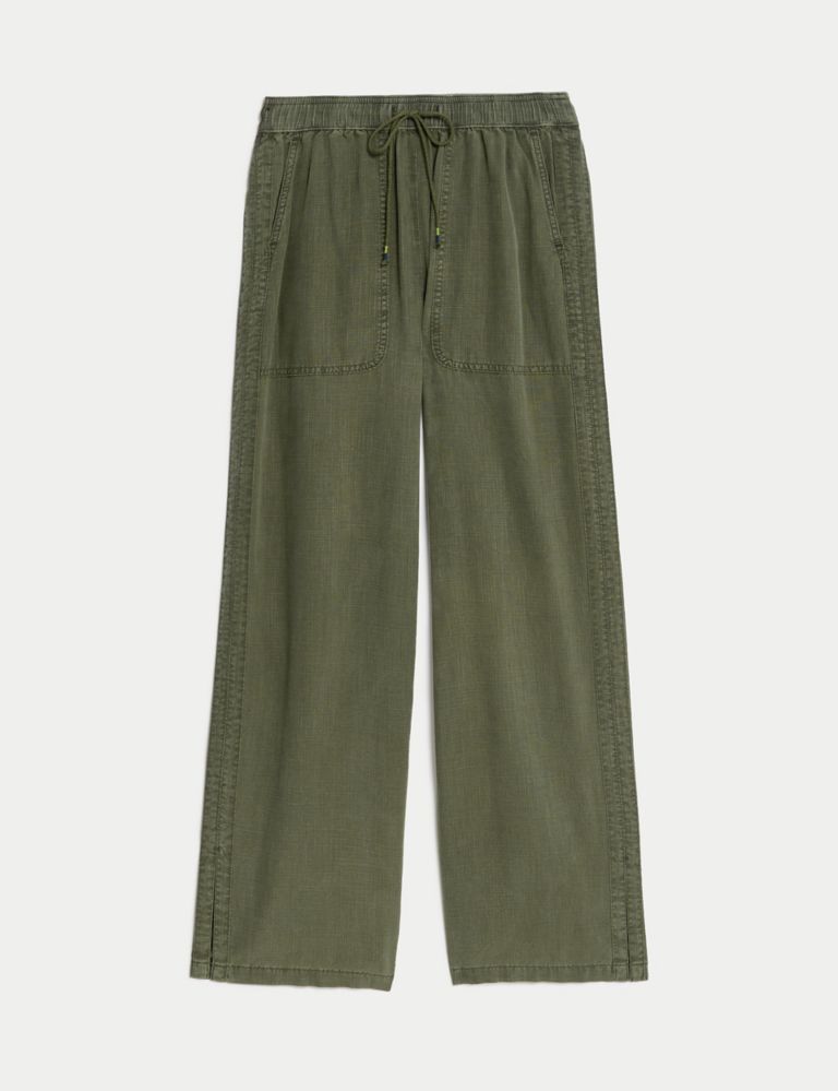 Lyocell Rich Elasticated Waist Trousers 2 of 5