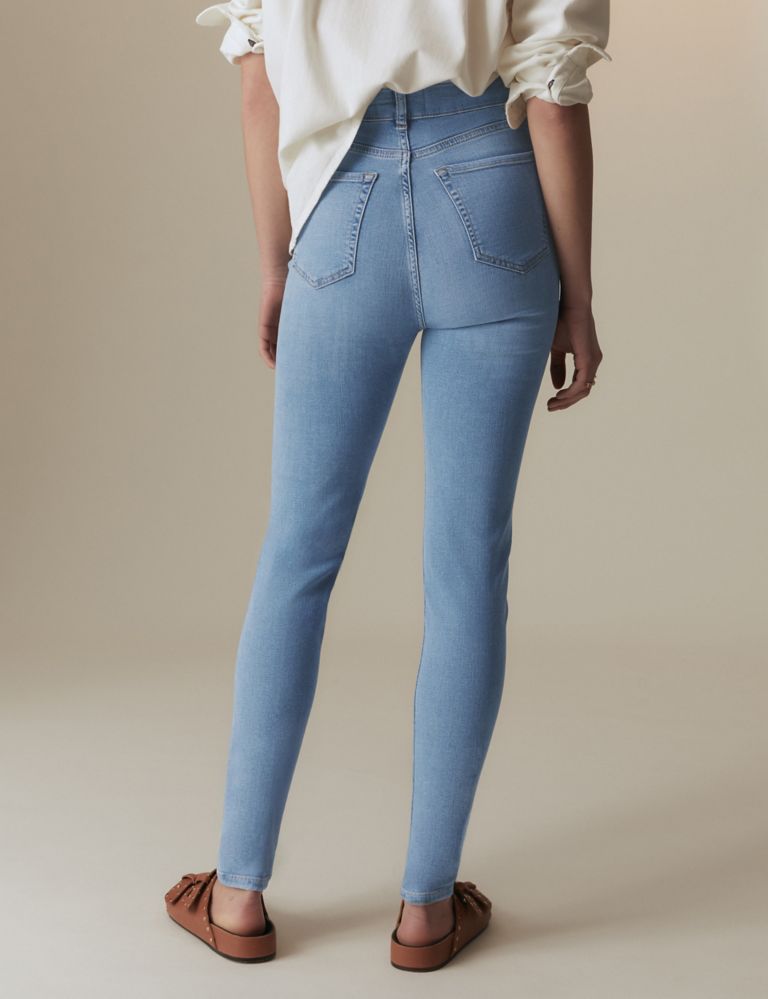 Lyocell Rich High Waisted Skinny Jeans 6 of 6