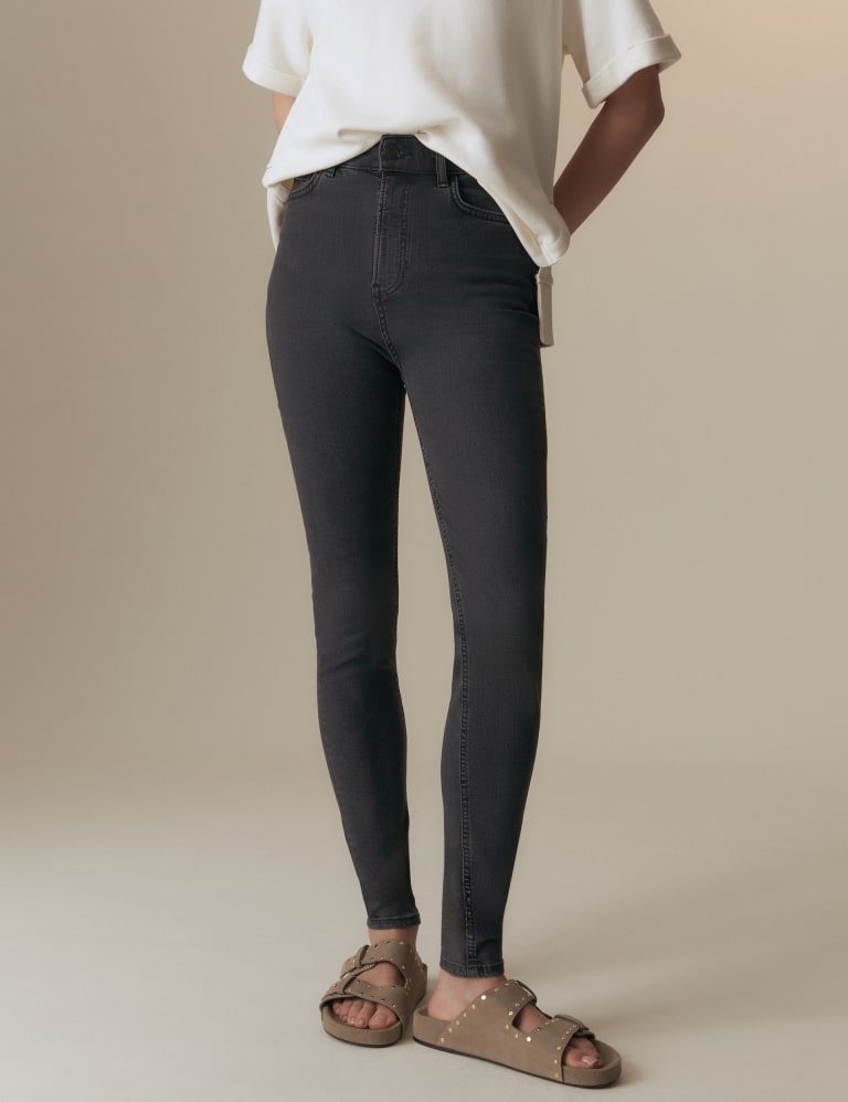 Cheap black high 2025 waisted skinny jeans