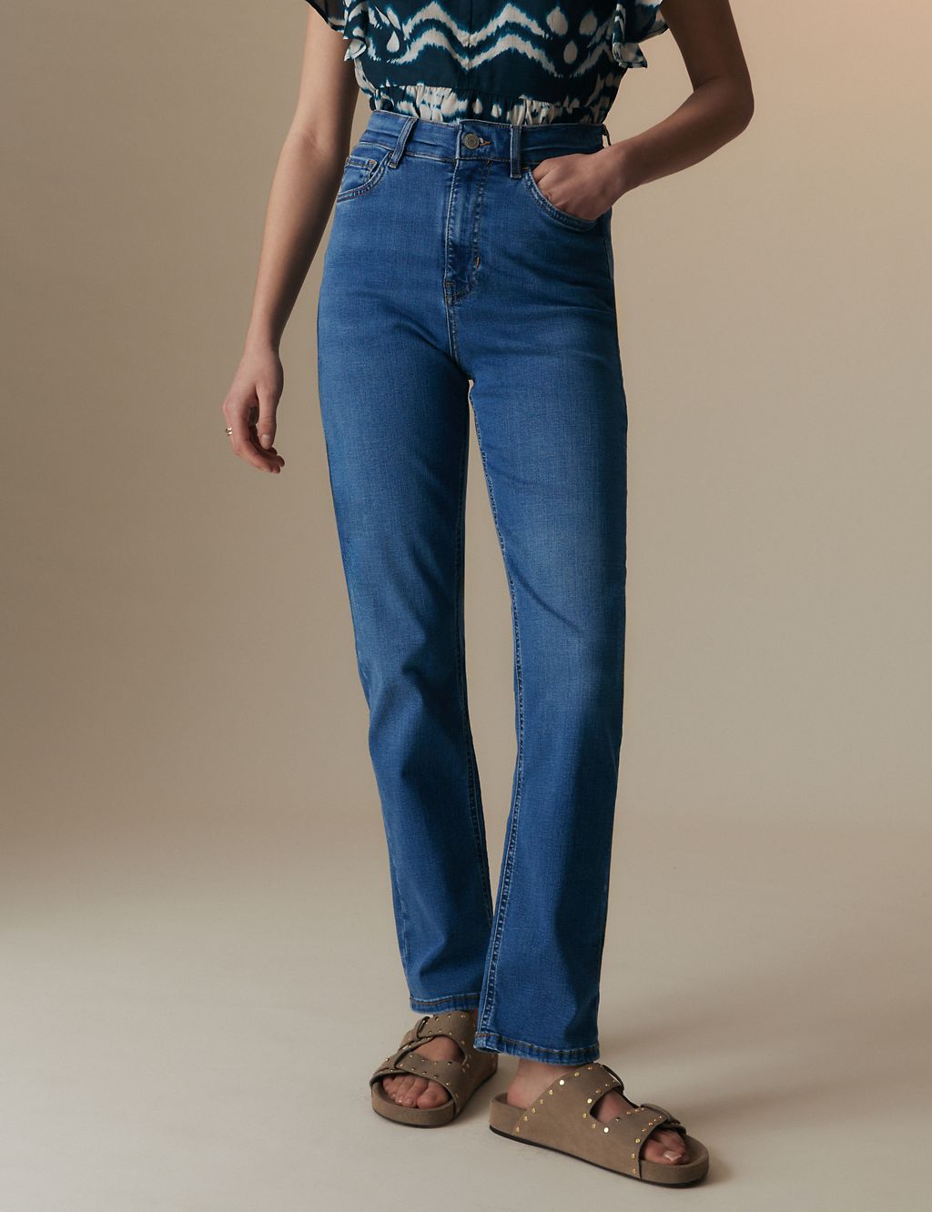 Lyocell Rich Straight Leg Jeans 7 of 7