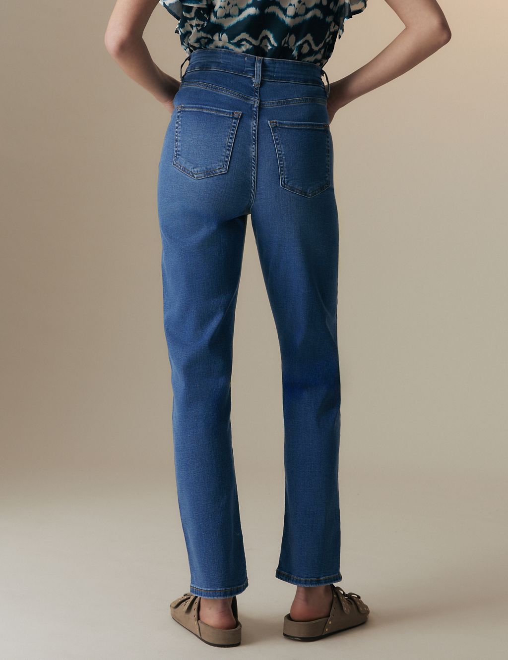 Lyocell Rich Straight Leg Jeans 4 of 7