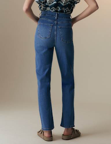 Lyocell Rich Straight Leg Jeans 6 of 7