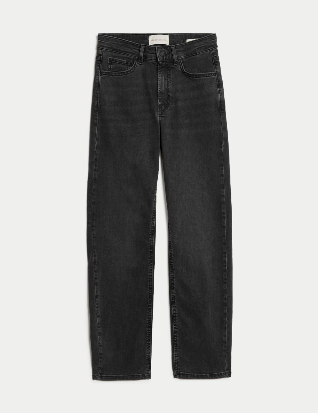 One leg white one leg sale black jeans