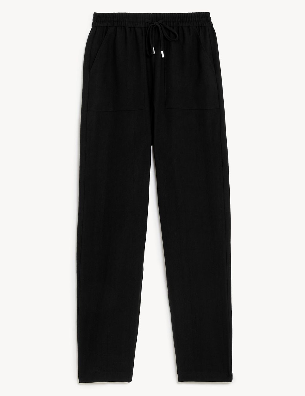 Lyocell Rich Tapered Ankle Grazer Trousers 1 of 5