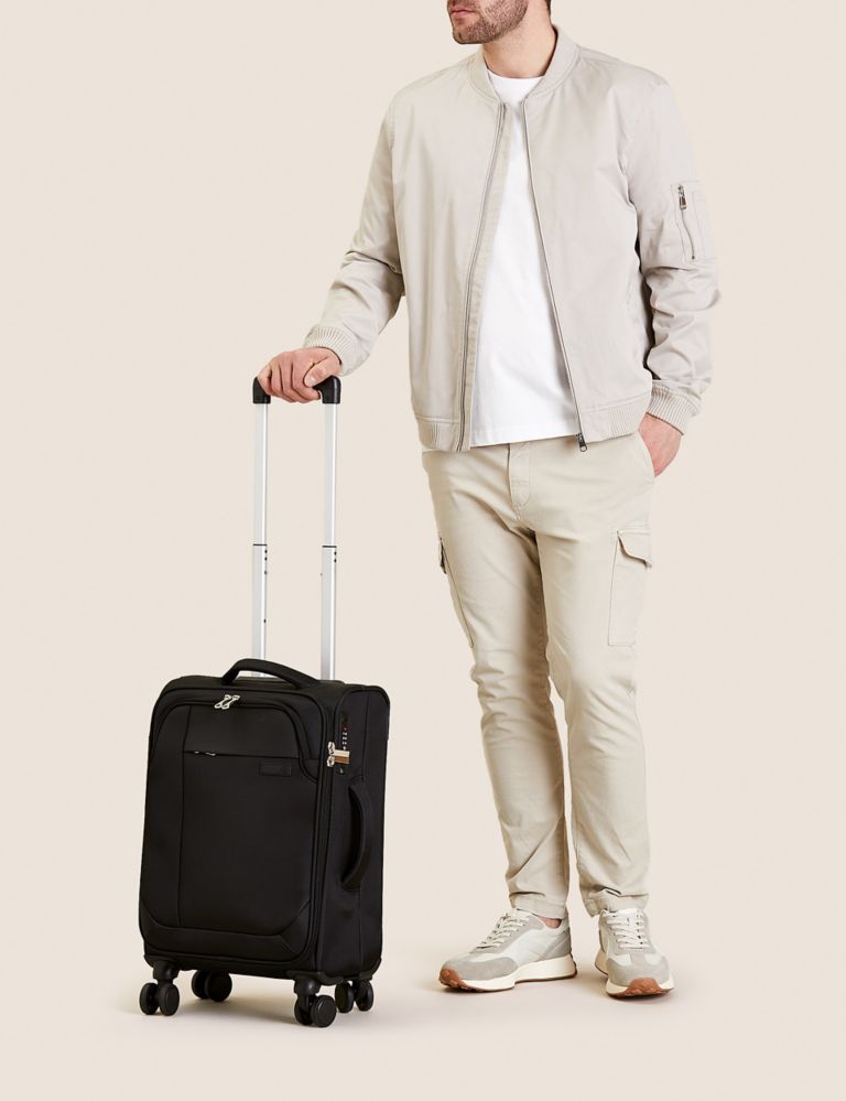 Buy Lyon 4 Wheel Soft Cabin Suitcase | M&S Collection | M&S