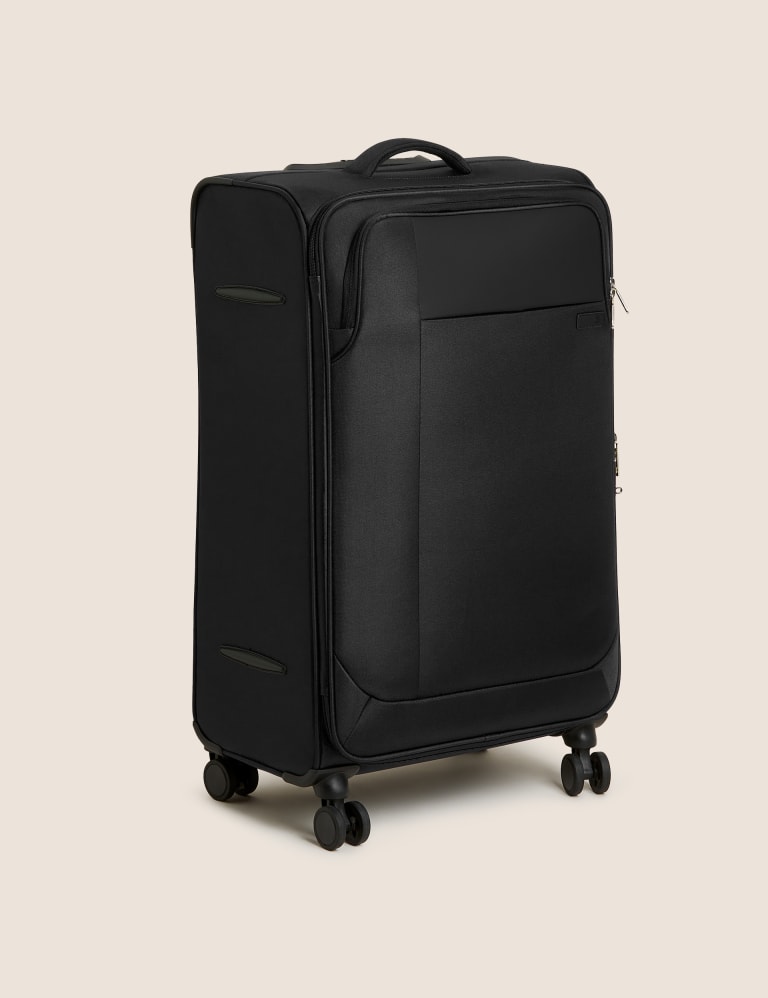 Lyon 4 Wheel Soft Large Suitcase M S Collection M S