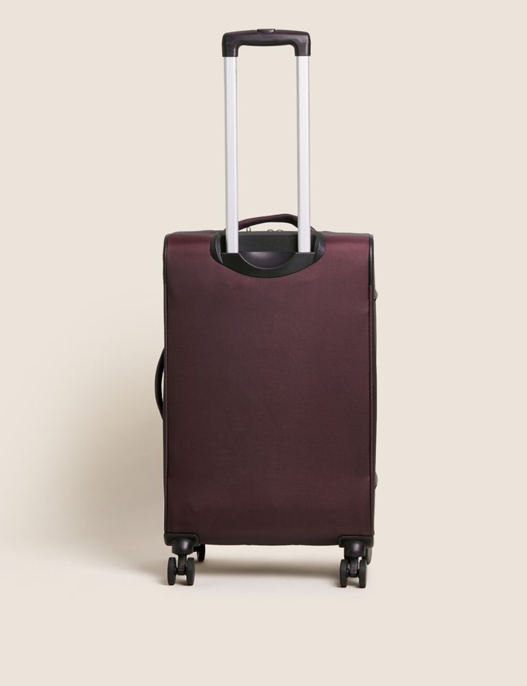 Lyon 4 Wheel Soft Medium Suitcase 2 of 7