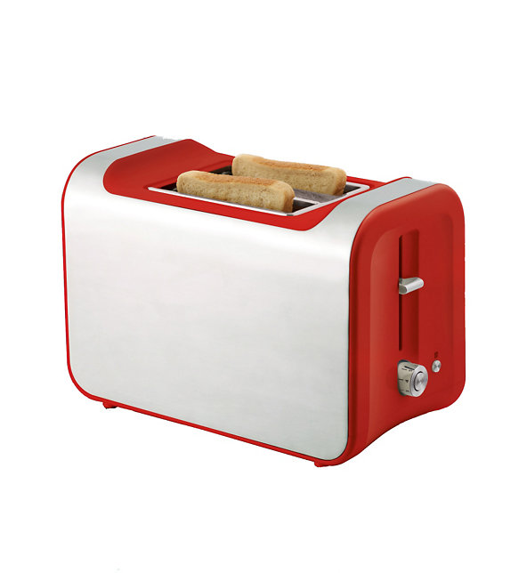 M&S 2 Slice Toaster - Red Image 1 of 2