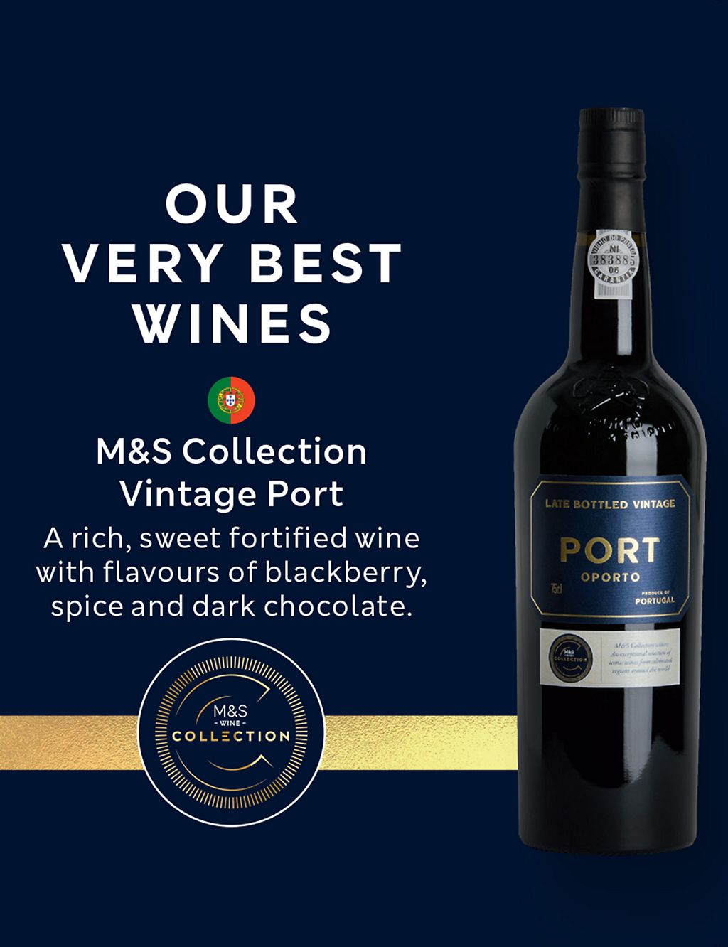 M&S Collection Late Bottled Vintage Port - Case of 6 2 of 2