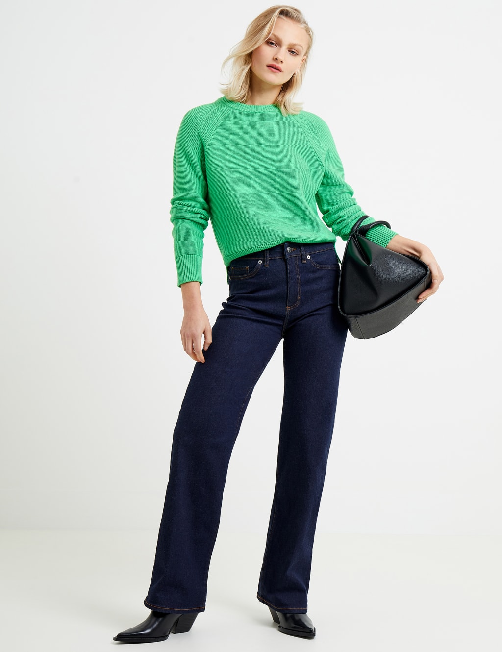 Pure Cotton Crew Neck Jumper image 1
